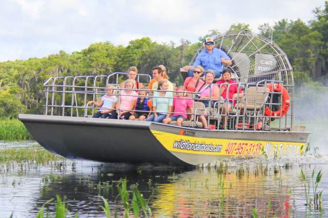 Wild Florida airboat
