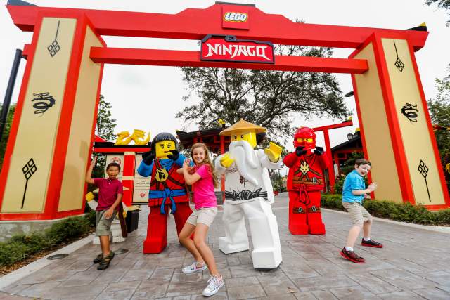 NINJAGO Master Wu at LEGOLAND Florida Resort.