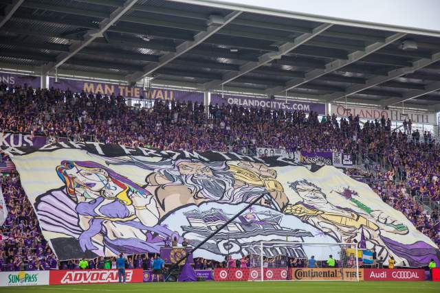 Orlando City Soccer Club stadium opening game