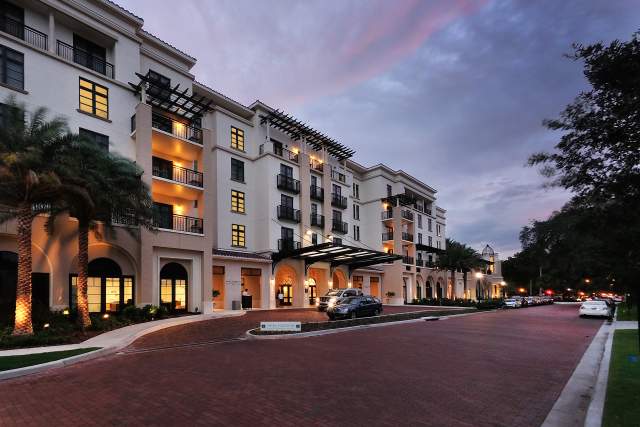 The Alfond Inn exterior night