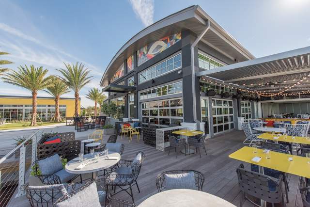 Canvas Restaurant exterior and patio