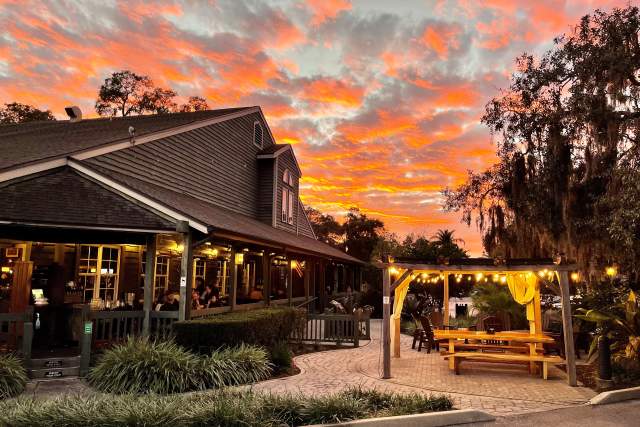 Sunset at The Tap Room at Dubsdread