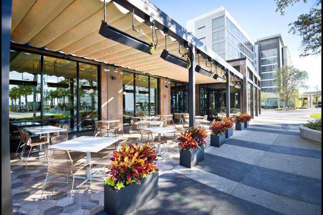 Chroma Modern Bar + Kitchen patio