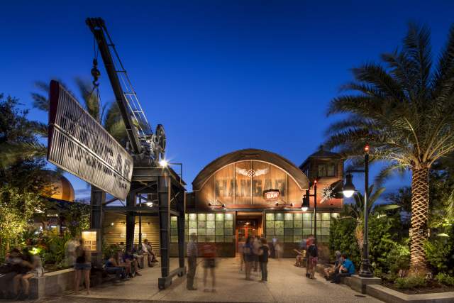Jock Lindsey's Hangar Bar exterior