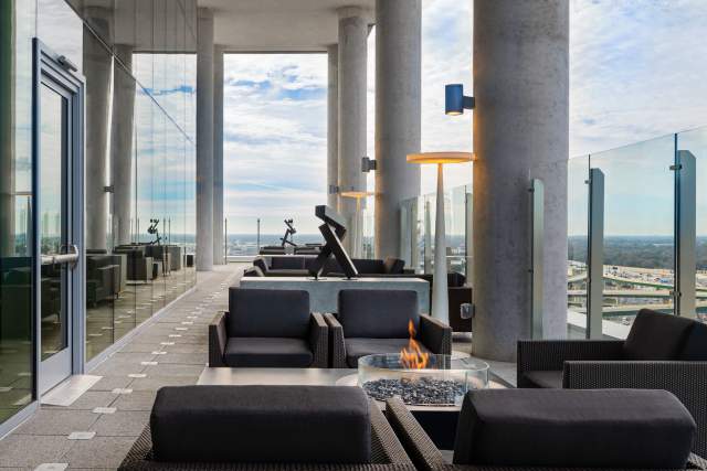 AC Hotel by Marriott Orlando sky bar patio