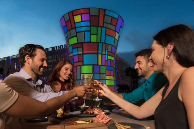 People dining at Chroma restaurant in Lake Nona