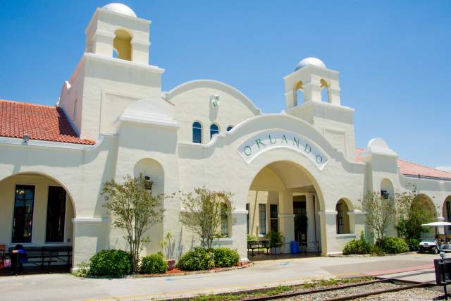 Amtrak train station in Sodo district