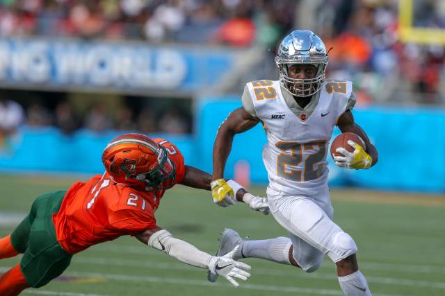 Florida Blue Florida Classic football game featuring Florida A&M University and Bethune-Cookman University