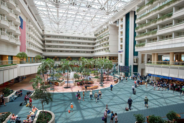Orlando International Airport atrium
