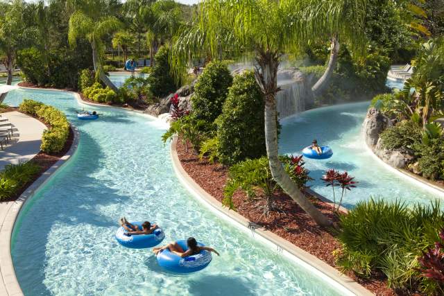 Lazy river at Hilton Orlando.