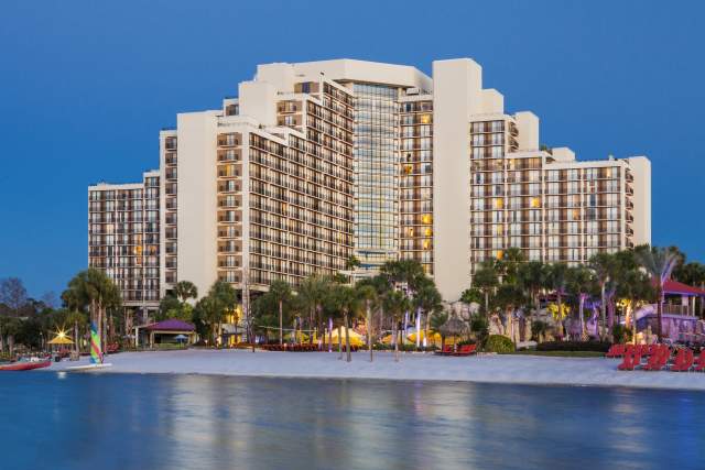 Hyatt Regency Grand Cypress hotel exterior signature shot