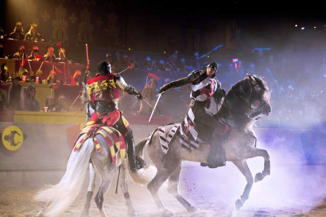 Medieval Times Dinner & Tournament knights battle