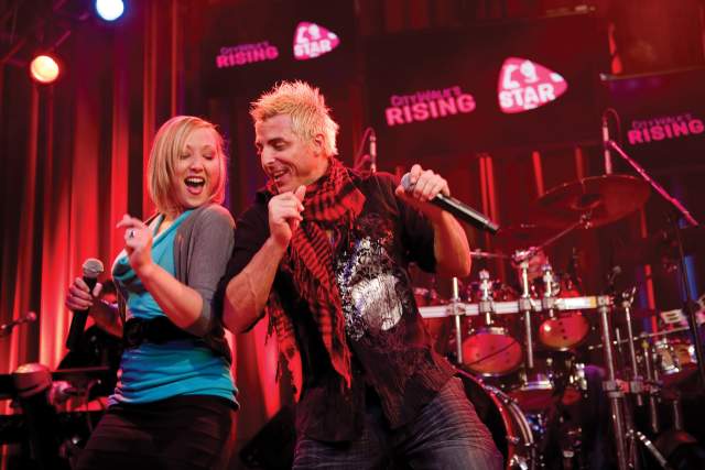 Universal Citywalk performers on Rising Star