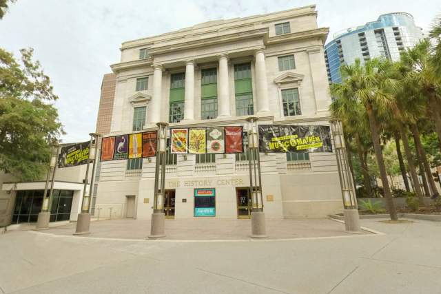 Virtual tour image of Orange County Regional History Center for Visit Orlando Website. Created in house, full usage rights.