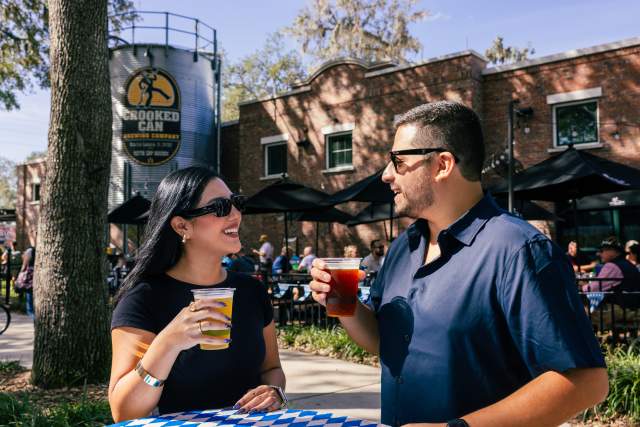 At Crooked Can brewery in Winter Garden