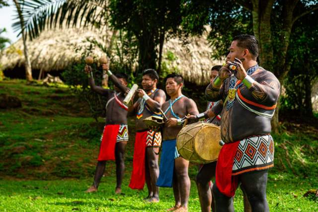 Emberá Parara Puru Indigenous Community, Chagres river, Panamá Province.