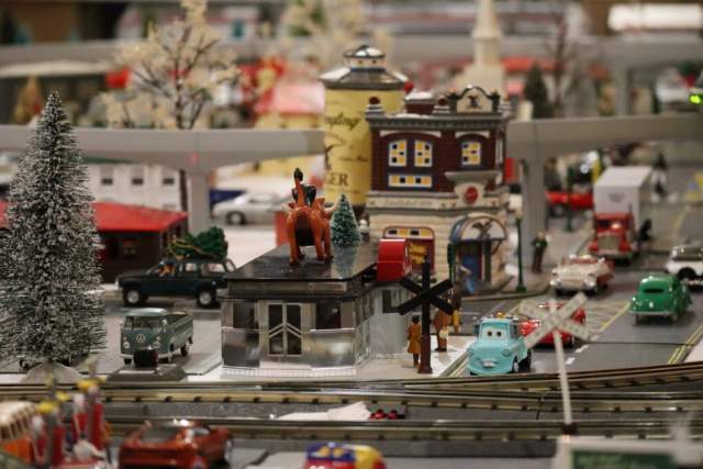 Miniature toys displaying downtown Bellefonte