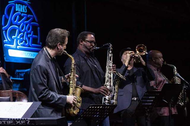Saxophone Players at Berks Jazz Fest