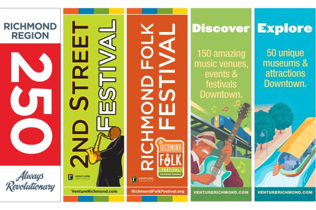 Downtown banners