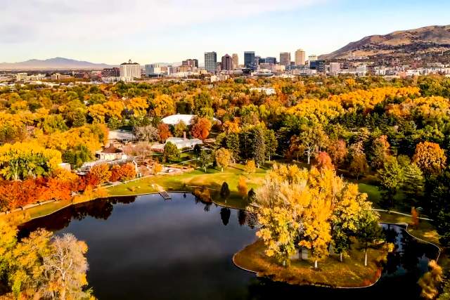 Liberty Park in the Fall