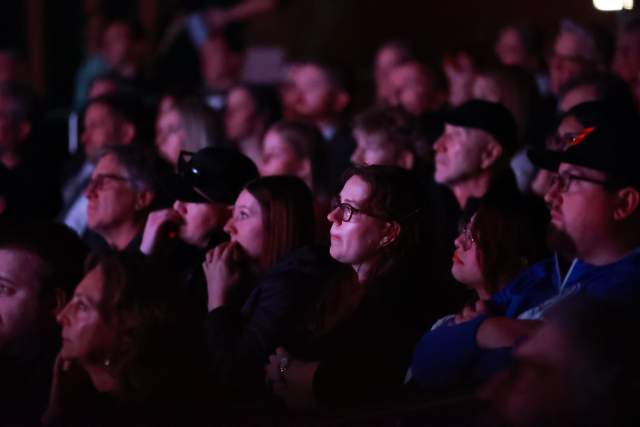 People watching the Utah International Film Festival