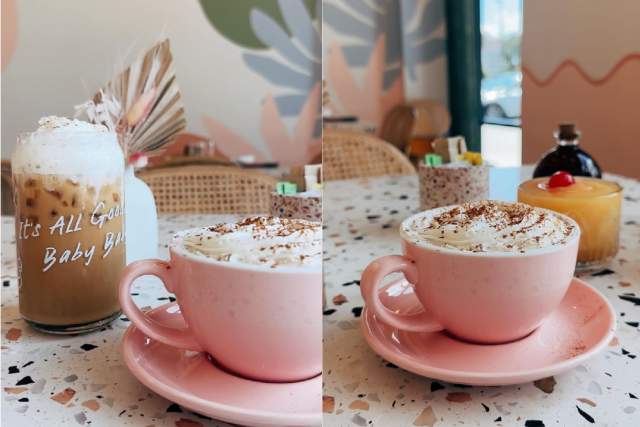 pumpkin spice drinks at Box St. All Day