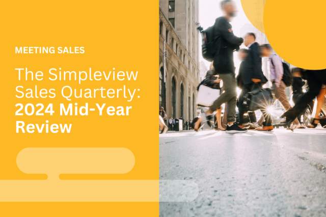 Blog header for The Simpleview Sales Quarterly: 2024 Mid-Year Review header