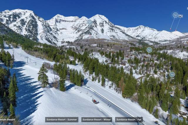 Explore Utah Valley - SKYNAV Winter Scene