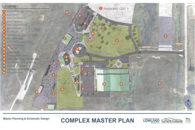 Site Plan from 2026 Master Plan LaVern Gibson Expansion Project