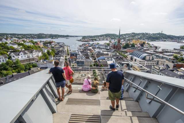 utsikt over arendal
