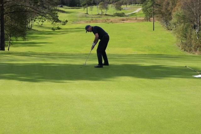 Utsikten Golfklubb - Green 4 mot fairway