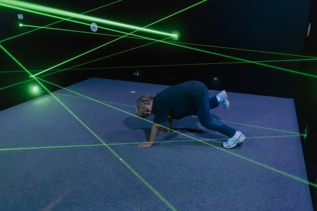 Laser på Vitensenteret i Kristiansand
