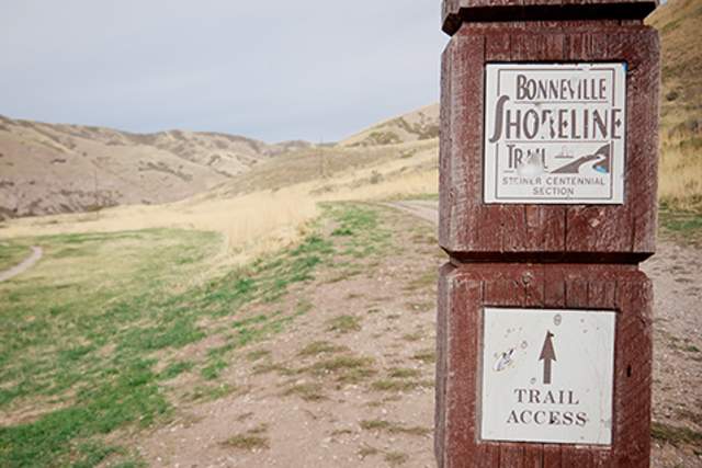 Bonneville Shoreline Mountain Biking: Hilltop Road to Terrace Hill Junction