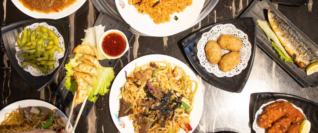 Korean food at OMBU Grill
