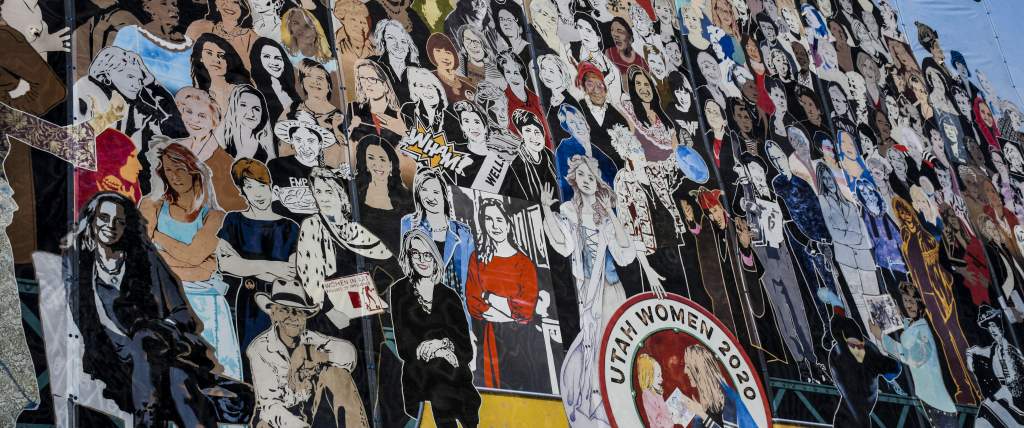 Utah Women's Mural by Jann Haworth