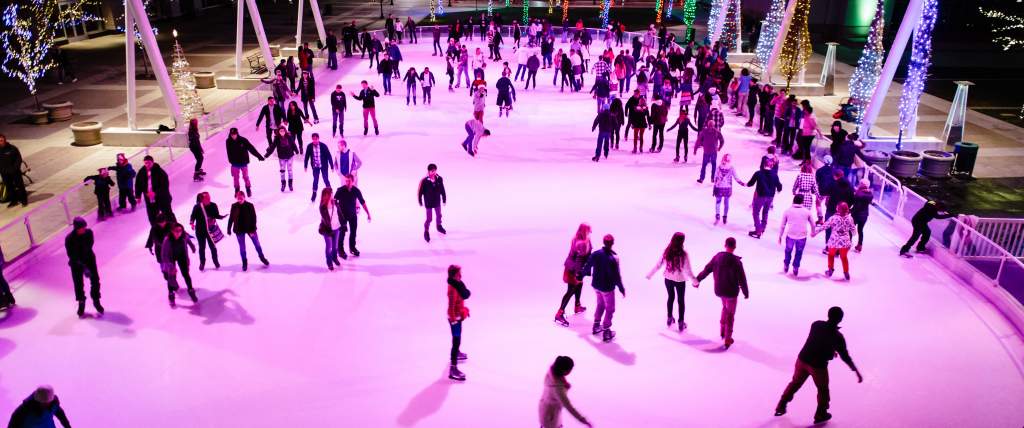 Ice Skating at Gallivan Center