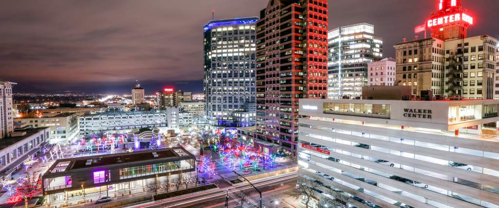 Downtown Salt Lake at Christmas