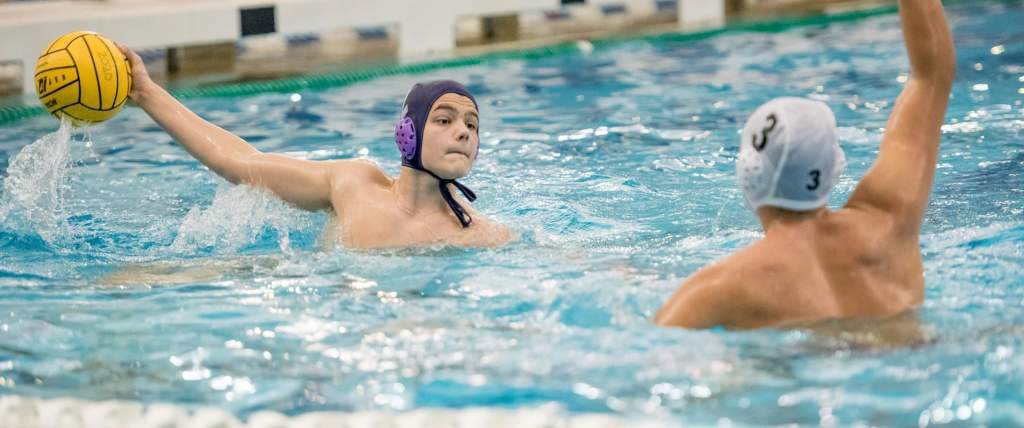 Boys playing water polo