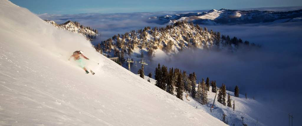 McKenna Peterson Skiing at Brighton Resort