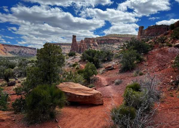 View of Monument Canyon from Bottom