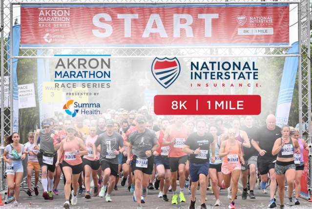 Akron Marathon Race Series: National Interstate 8k & 1 Mile