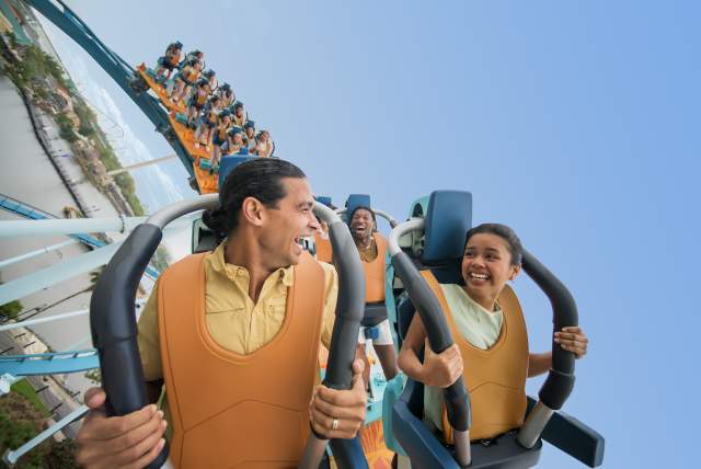 Standing roller coaster