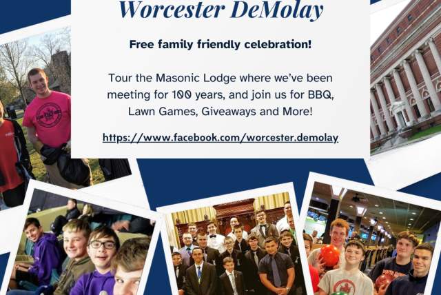 Celebrate 100 Years with Worcester DeMolay
