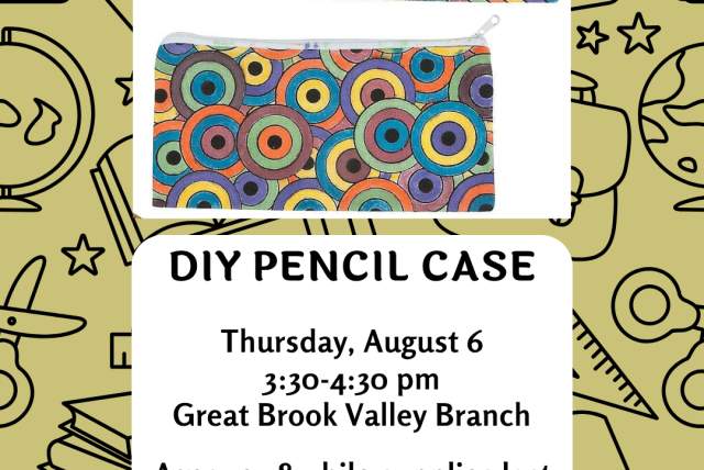 Decorate Your Own Pencil Case