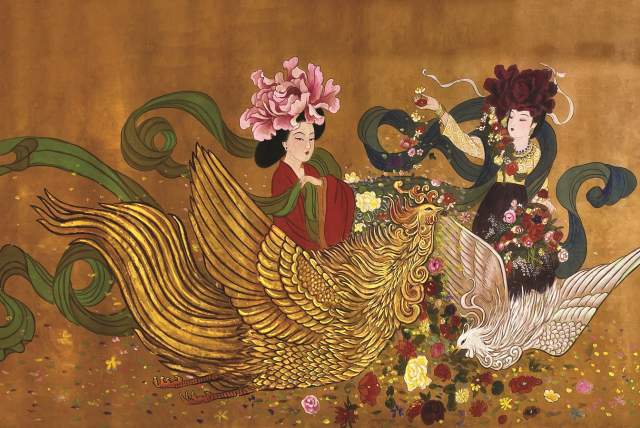 Chinese Empresses by Xiang Li at New England Botanic Garden