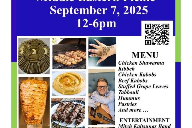 Join us at Our Lady of Perpetual Help for our annual Middle Eastern Picnic