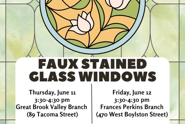 Faux Stained Glass Windows