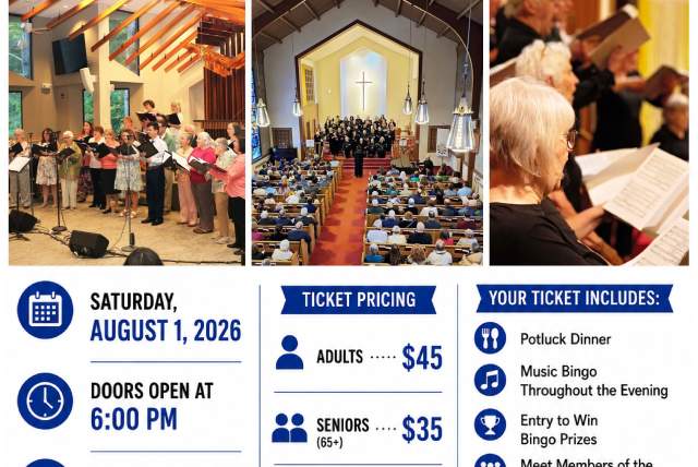 A Taste of CMFC: Musical Bingo, Potluck Dinner & Raffle Fundraiser