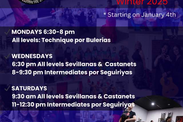 FlamencoWoo Winter Dance Program 2025