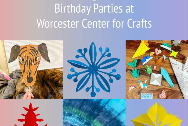 Birthday Party at the Worcester Center for Crafts